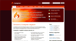 Desktop Screenshot of codeigniter.hu