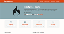 Desktop Screenshot of codeigniter.com